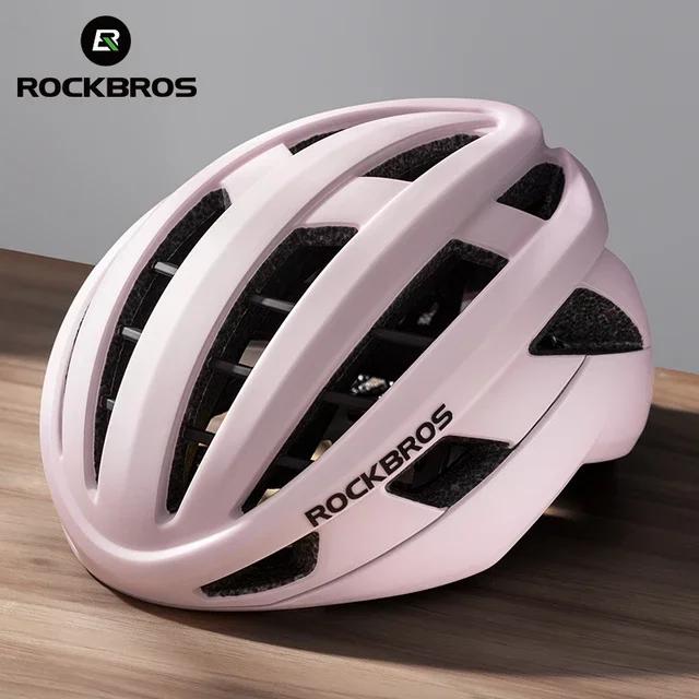 Rockbros Ultralight Cycling Helmet Safety Cap Bicycle Helmet For Women Men Racing Bike Equipments Road Mtb Adult Bike Helmets