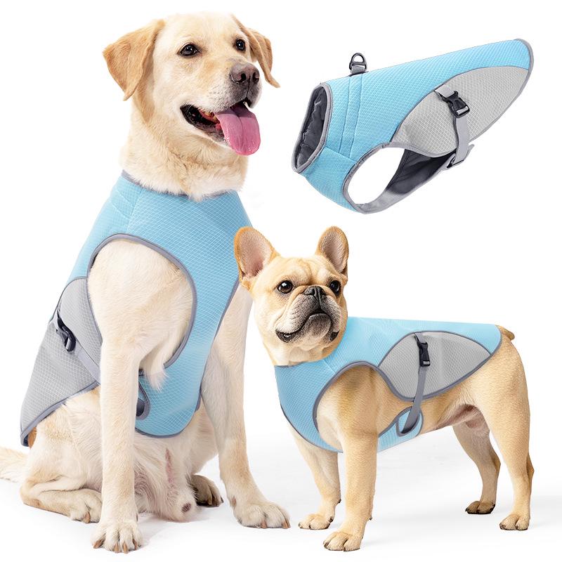Pet Cooling Vest: Breathable, Anti-Heatstroke Dog Apparel with Reflective Strip for Summer