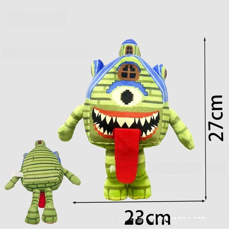 Funny Game Steal A Brainrot Plush Toys Monster House Stuffed Doll Fans Collect Birthday Holiday Gifts Decoration 19x10x30cm