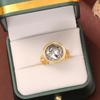 Vintage Court Style Portrait Adjustable Ring, Minimalist Fashion Chic Open Band, Unique Elegant Statement Jewelry Gift