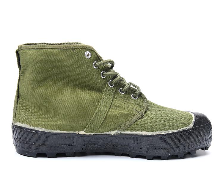 Genuine 3537 Unisex High-Top Canvas Work Shoes, Yellow, Non-Slip, Wear-Resistant Labor Protection Footwear.