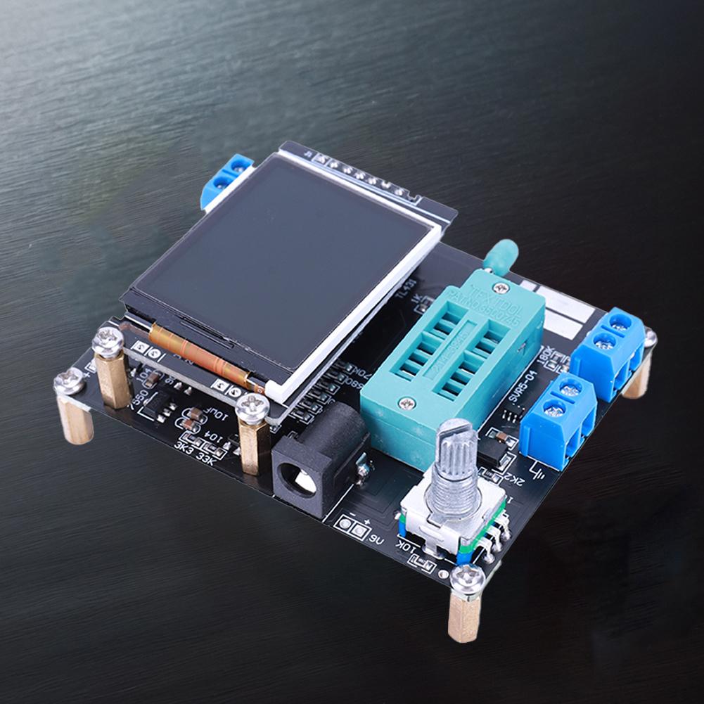 GM328 Transistor Tester LCR Diode Capacitance ESR Voltage Frequency Meter PWM GM328A Diode Cap ESR Volt Freq Meter Type-C Charge