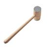 Wood Mt Tenderizer Hammer, Two Sides Wood Mt Hammer   Pounder for Tenderizing Stk Beef Practical Kitchen Tool