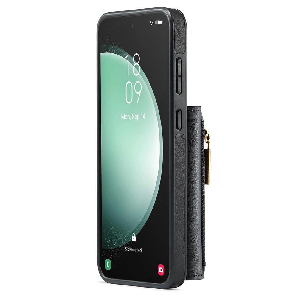 DG.MING M5 Series For Samsung Galaxy S25+ Case Detachable Magnetic Leather Phone Cover with Card Slots