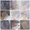 5D  Christmas Nail Sticker Nail Accessories Xmas Nail Decoration  Winter