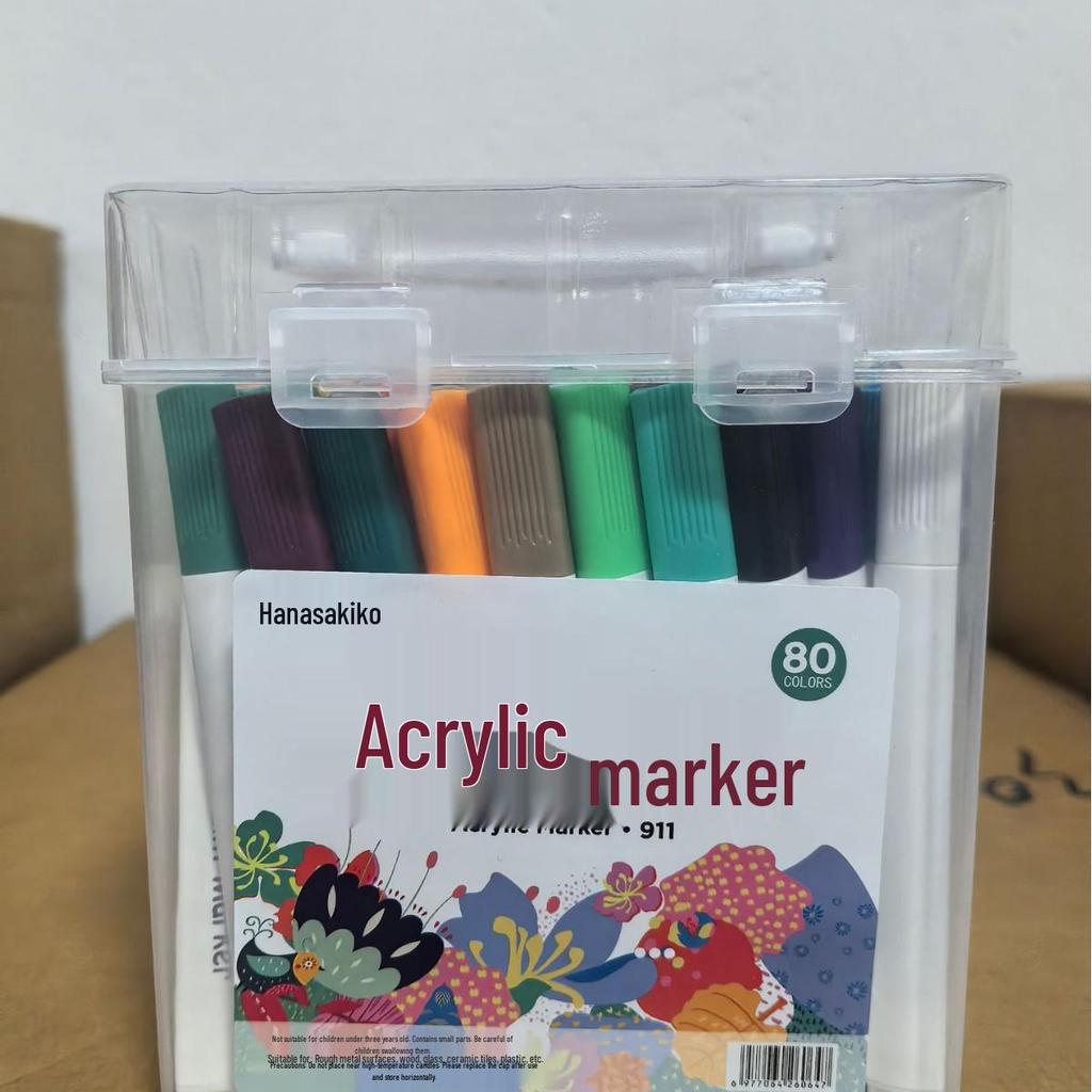 Acrylic Washable Watercolor Markers for Elementary Students - Opaque, Layerable, and Perfect for Kids' Art