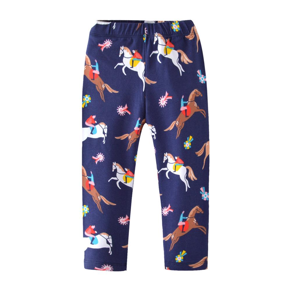 Girls Korean Style Leggings - Spring/Autumn, Lightweight Long Pants 4T