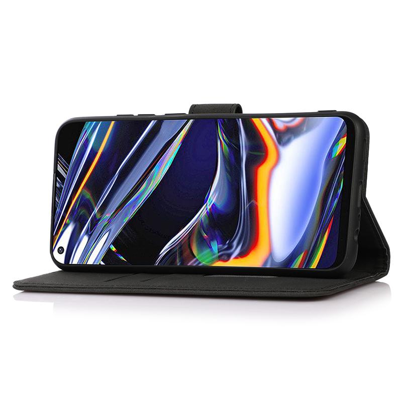 

KHAZNEH For Samsung Galaxy A35 5G Case TPU+PU Leather Wallet Stand Protective Shell Black