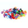 200PCS 8mm Pigeons Foot Ring Colorful Pigeons Leg Band Identification Rings No Words