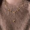 2025 Retro Tiger Eye Necklace: Elegant, Versatile Clavicle Chain with a High-End Luxury Feel