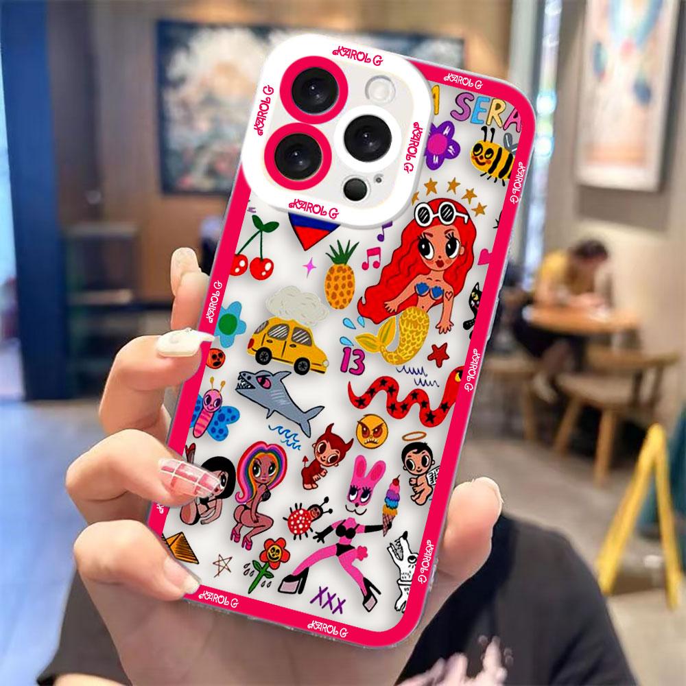 

K-Karol G Sera Bonito Manana Clear Phone Case For VIVO Y400 Y100 Y76 Y75 Y51 Y50 Y36 Y35 Y28 Y21 Y20 Y19S Y17S Y16 Y15S Y04 Case VIVOY284G-1