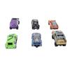 6pcs Mini Car Model Collectible Alloy Pull Back Car Play Vehicle Set for Children Over 3 Years Old