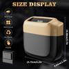 Car Trash Can,Leakproof Small Trash Bin with Lid and Bags,Garbage Dust Case Storage Box Organizers