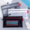 Large Capacity Stationery Pouch Zipper Stationery Holder Bag Simple Storage Bag  Student