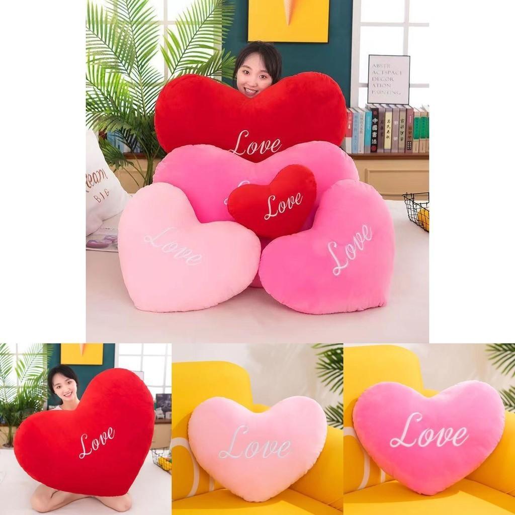 Cute Heart-shaped Plush Pillow For Girls Decorative And Soft Gift For Qixi Festival