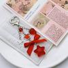 Fashionable Strawberry Keychain Star Purse Pendant Sweet Bowknot Key Ring Exquisite Backpack Decoration Accessories Gifts