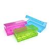 18650 16340 Battery Case Holder Box Storage Color Optional Blue/Pink/White/Green/Yellow Hold 2pcs 18650/4pcs 16340 Batteries