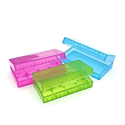 18650 16340 Battery Case Holder Box Storage Color Optional Blue/Pink/White/Green/Yellow Hold 2pcs 18650/4pcs 16340 Batteries
