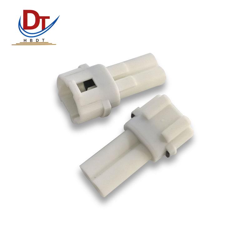 2-Pin Electronic Wiring Harness Connector with Plastic Sheath