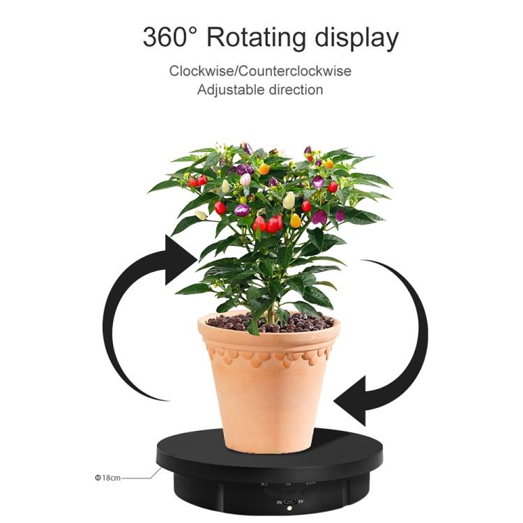 3 In 1 Remote Electric Rotating Display Stand Turntable