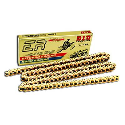 Motorcycle Chain Clip Joint Included SDH Pin Processing for Two Wheels Motorcycle D.I.D 415ERZ-130RB G&G (Gold)