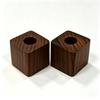 Walnut Wood Square Pen Holder Creative Office Desktop Storage Ornaments Space Saving Multifunction Stationery Pencil Storage Box