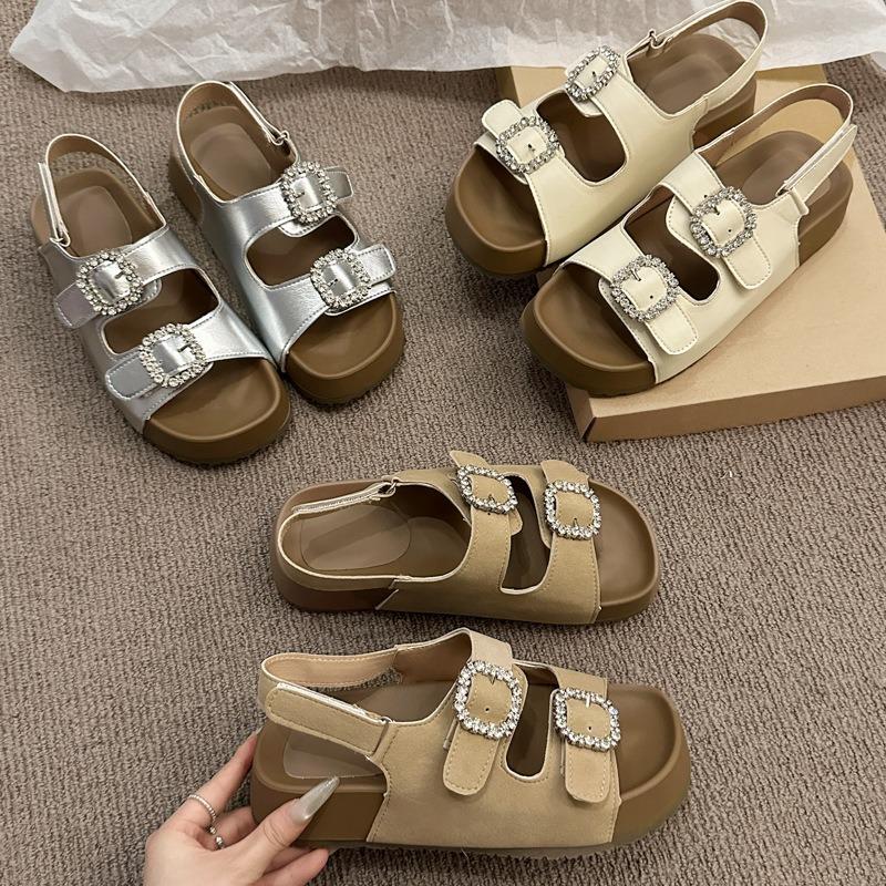New Casual Beach Shoes for Women with Thick-soled Sandals