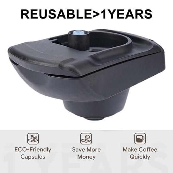 Reusable Coffee Capsule Holder for Dolce Gusto DG325 Machine Refillable