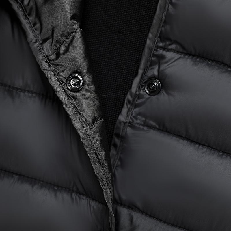 Men's Ultra-Thin Lightweight Down Cotton Work Jacket - Cold-Proof, Plus Size, Short Coat.