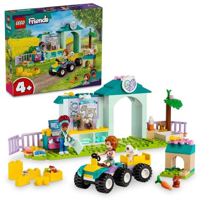 LEGO Friends Farm Animal Clinic Toy, Gift, Building Blocks, Pretend Play, Cars, Miniature Cars, 42632, for Boys and Girls, Ages 4, 5, and 6