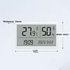 Indoor Digital Hygrometer with Temperature Notification for Accurate Monitoring of For Baby Room Living Room and Office