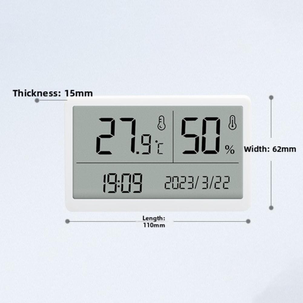 Indoor Digital Hygrometer with Temperature Notification for Accurate Monitoring of For Baby Room Living Room and Office