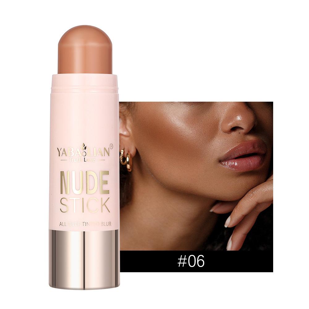 Grooming Stick Wheat Long-lasting Highlight Stick Waterproof Blush Grooming Cream Blush Stick