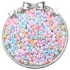 70pcs Glass Seed Beads Charm Frosted Mineral Abacus Czech Spacer Beads For Jewelry Making Accessories