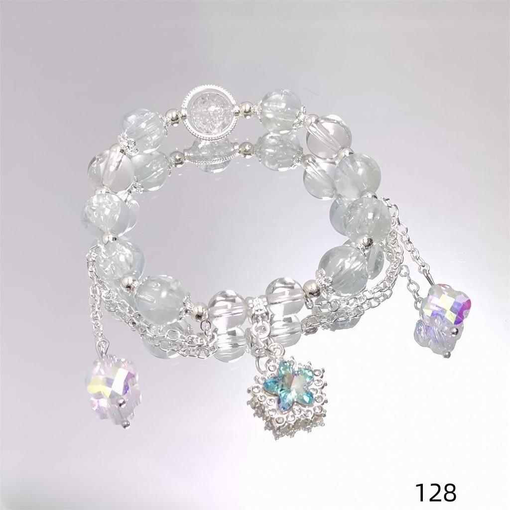 Mori Style Mermaid Crystal Bracelet - Sweet, Versatile Design for Women, Students, and Best Friends.