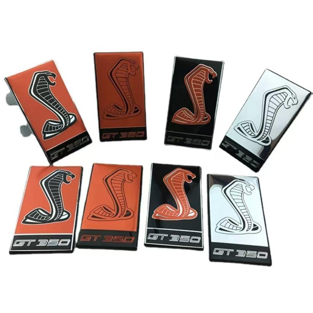 3D Metal Snake Cobra logo Car Front Grille Badge Side Fender Rear Trunk Emblem Stickers Auto Styling Accessories