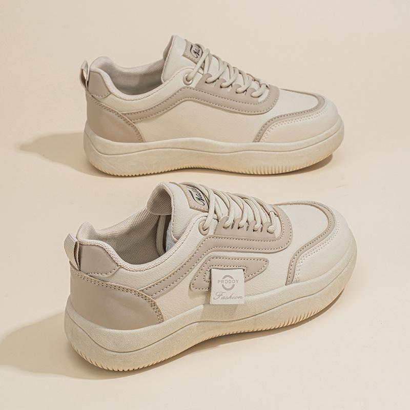 Spring new breathable platform sneakers casual board shoes daddy trendy shoes 35