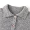 ELLE KIDS Girls' Cloud-Feel Wool Blend Lapel Cardigan
