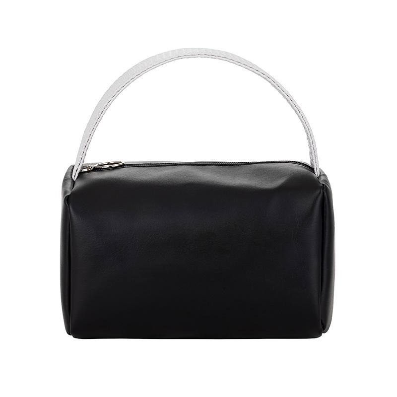 Korean Style Large Capacity Waterproof Leather Travel Toiletry Bag 20x13x13 cm
