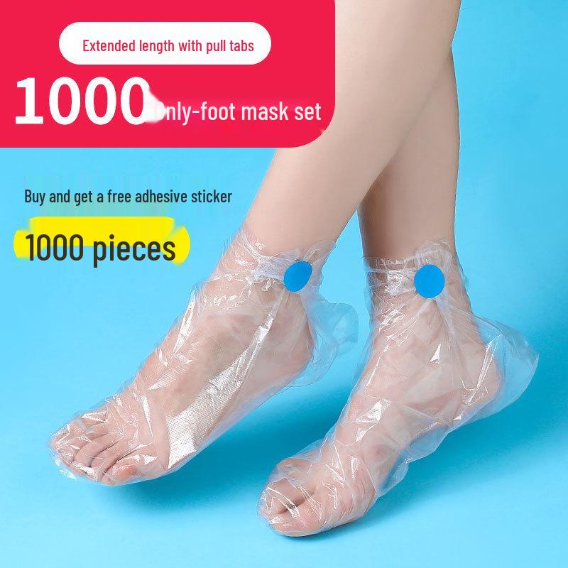Waterproof Disposable Long Tube Foot & Shoe Covers (Plastic)