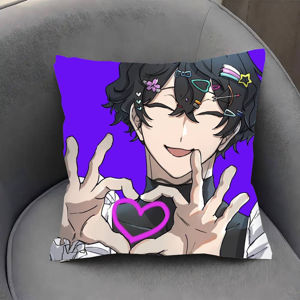 Yamato Endo Anime WIND B-BREAKER Pillow Case Fashion Square Pillowcase Bedroom Sofa Room Ins Decoration Leisure