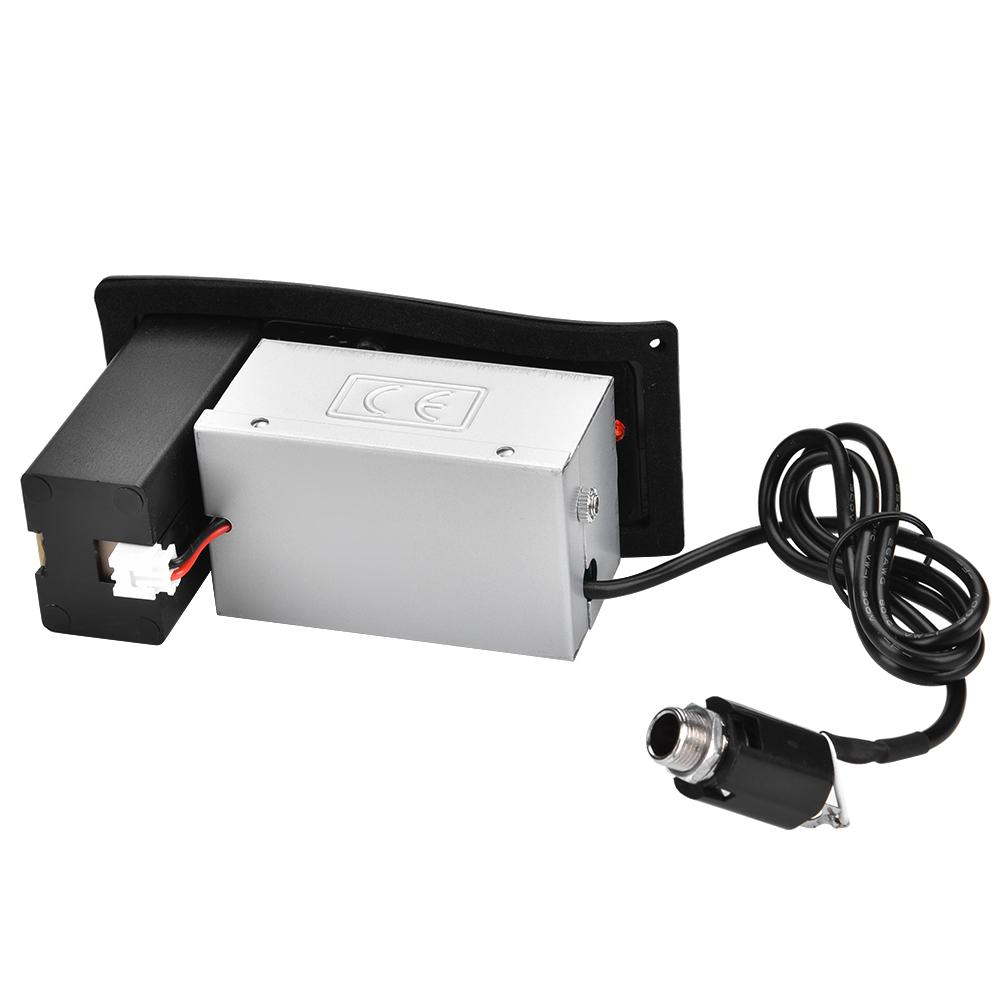 4-bånds forforsterker EQ pickuper forsterker pickup 6,5 mm utgang for akustisk gitar (uten pinne)
