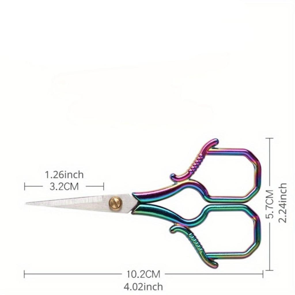 1PC Professional Stainless Steel Sewing Scissor Vintage Fabric Embroidery Scissors Tailor Scissor Styling Thread Scissor