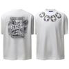26SS New Style LooseFitting Mens Womens Clothing Street Style West Coast Short Sleeve Fashion Versatile Layering Top Stock