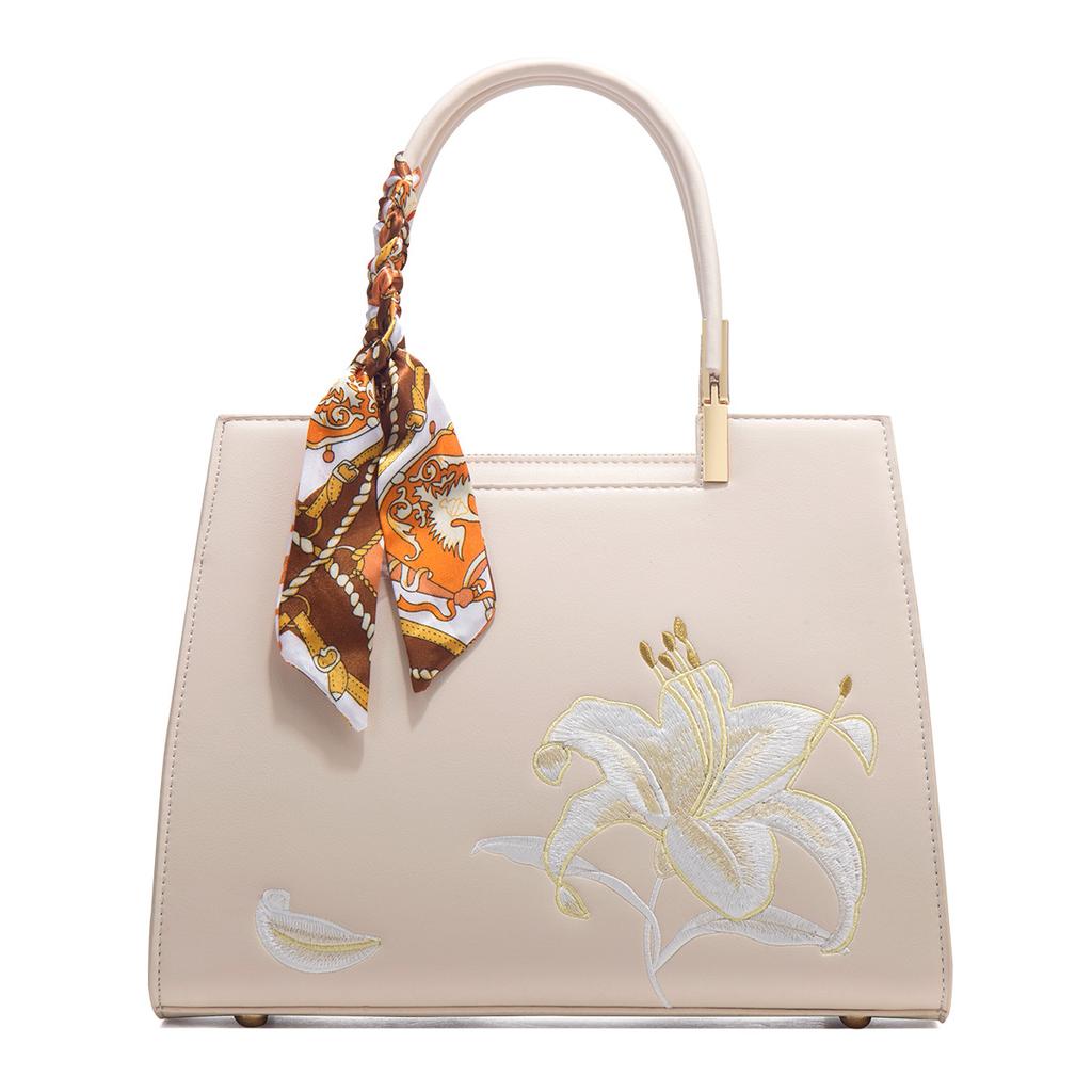 Mother'S Day Gift Embroidery New Chinese-Style Large-Capacity Portable Lady'S Mother Bag Atmospheric High-End Messenger Women'S Bag