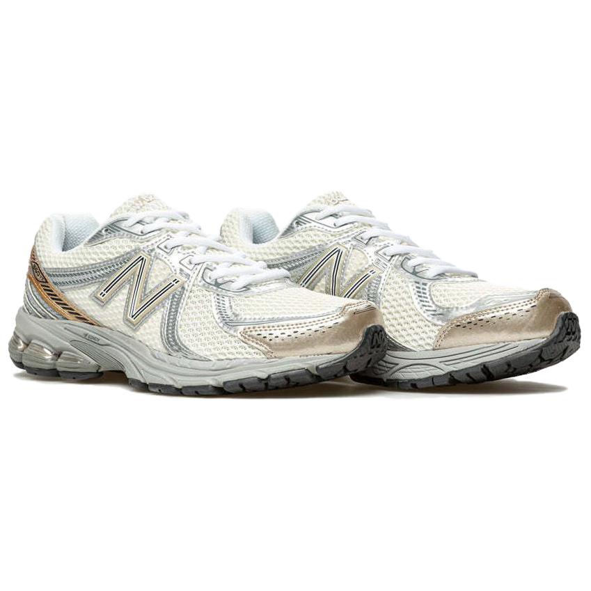 New Balance 860v2 Mořská sůl Zlatá metalická Unisex tenisky Krémová Přístavně šedá Stříbrná metalická ML860SG2
