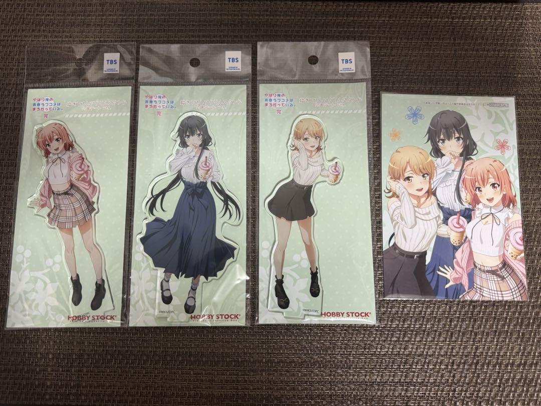 

[USED] Oregairu Soubu High School Service Club Mock Shop Park Date Ver. Acrylic Stand All Types with Bonus