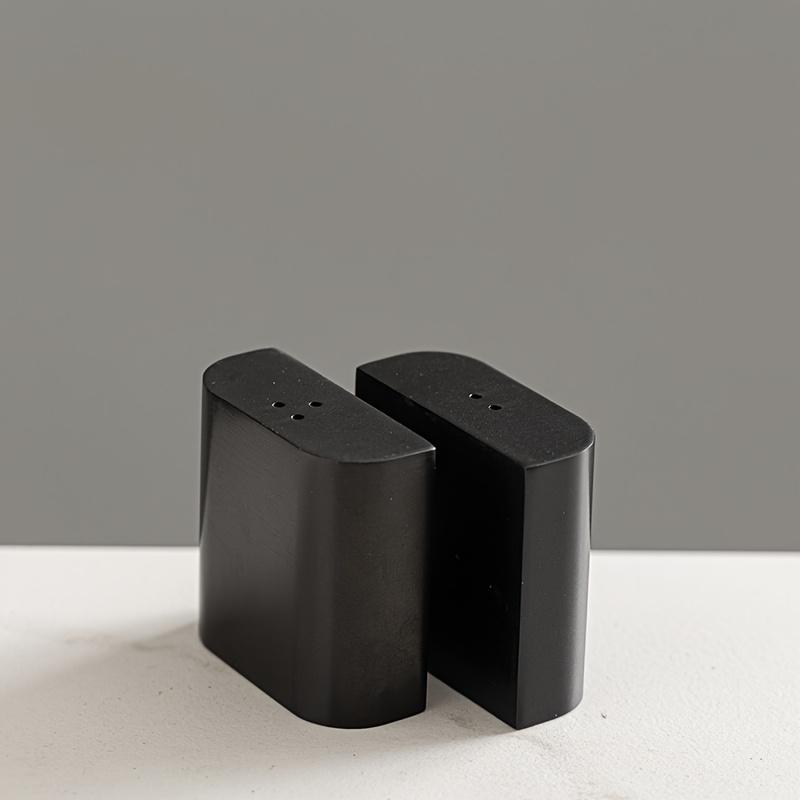 Set di 2 bottiglie per sale e pepe con coperchio in acciaio inossidabile, resistenti alle cadute, per condimenti e spezie, utensili da cucina per la casa