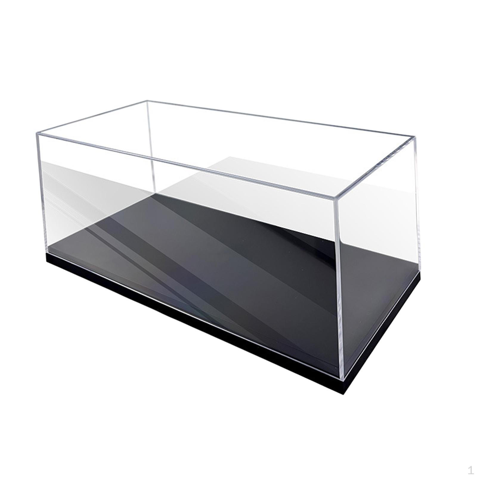 

Acrylic Display Case with Base Collectible Stackable Collection Stand Showcase for 1/18