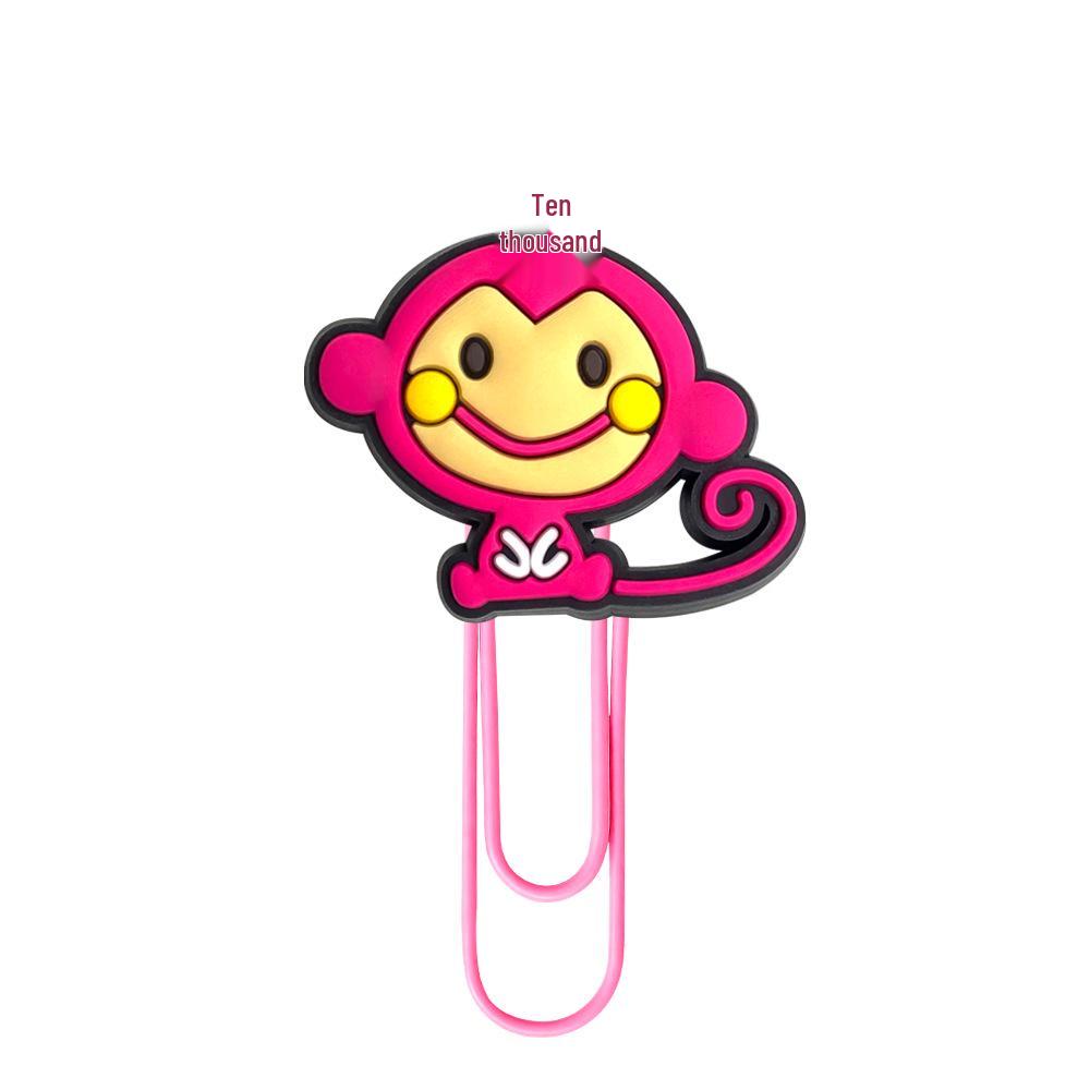 Sanrio Colored Paper & Binder Clips, Student Stationery Bookmarks, Large Creative Page Markers, Hot Selling.